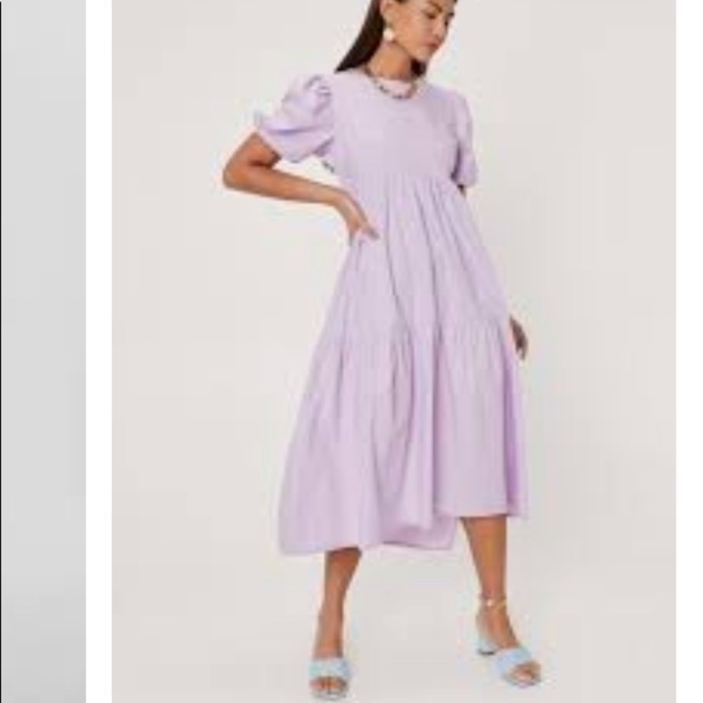 NastyGal puff sleeve dress